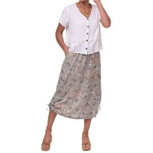 NEW TULIP CLOTHING elle top in white